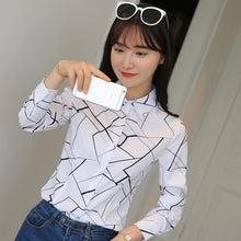 Load image into Gallery viewer, Fashion Blouses Womens Tops and Blouse White Autumn Loose Blouse Women Long Sleeve Blouse Woman Ladies Shirts Plus Size XXXL Top