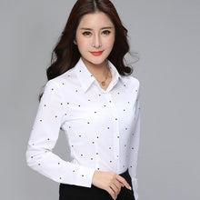 Load image into Gallery viewer, Fashion Blouses Womens Tops and Blouse White Autumn Loose Blouse Women Long Sleeve Blouse Woman Ladies Shirts Plus Size XXXL Top