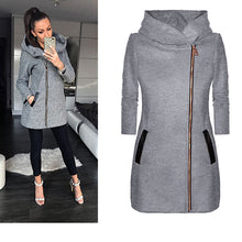Load image into Gallery viewer, Fashion autumn winter coat women hooded jackets coats outwear plus size casacas para mujer coats and jackets women winter BDR816