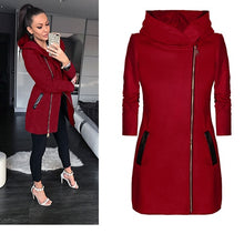 Load image into Gallery viewer, Fashion autumn winter coat women hooded jackets coats outwear plus size casacas para mujer coats and jackets women winter BDR816