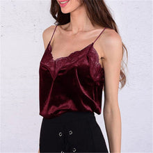 Load image into Gallery viewer, hirigin Elegant Lace Top Summer Womens Tank Tops Sleeveless Shirt Bustier Female Sexy Deep V-Neck Bra Vest Bralette Blouse Cami